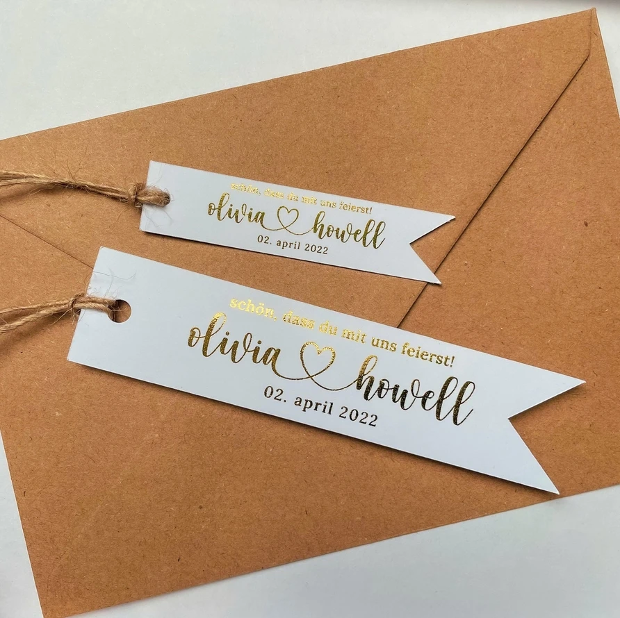 50pcs Custom Wedding Foiled Thank you Tags for Wedding Favors and Gift Bags, foil Color Options, Personalized Tags
50pcs Custom Wedding Foiled Thank you Tags for Wedding Favors and Gift Bags, foil Color Options, Personalized Tags