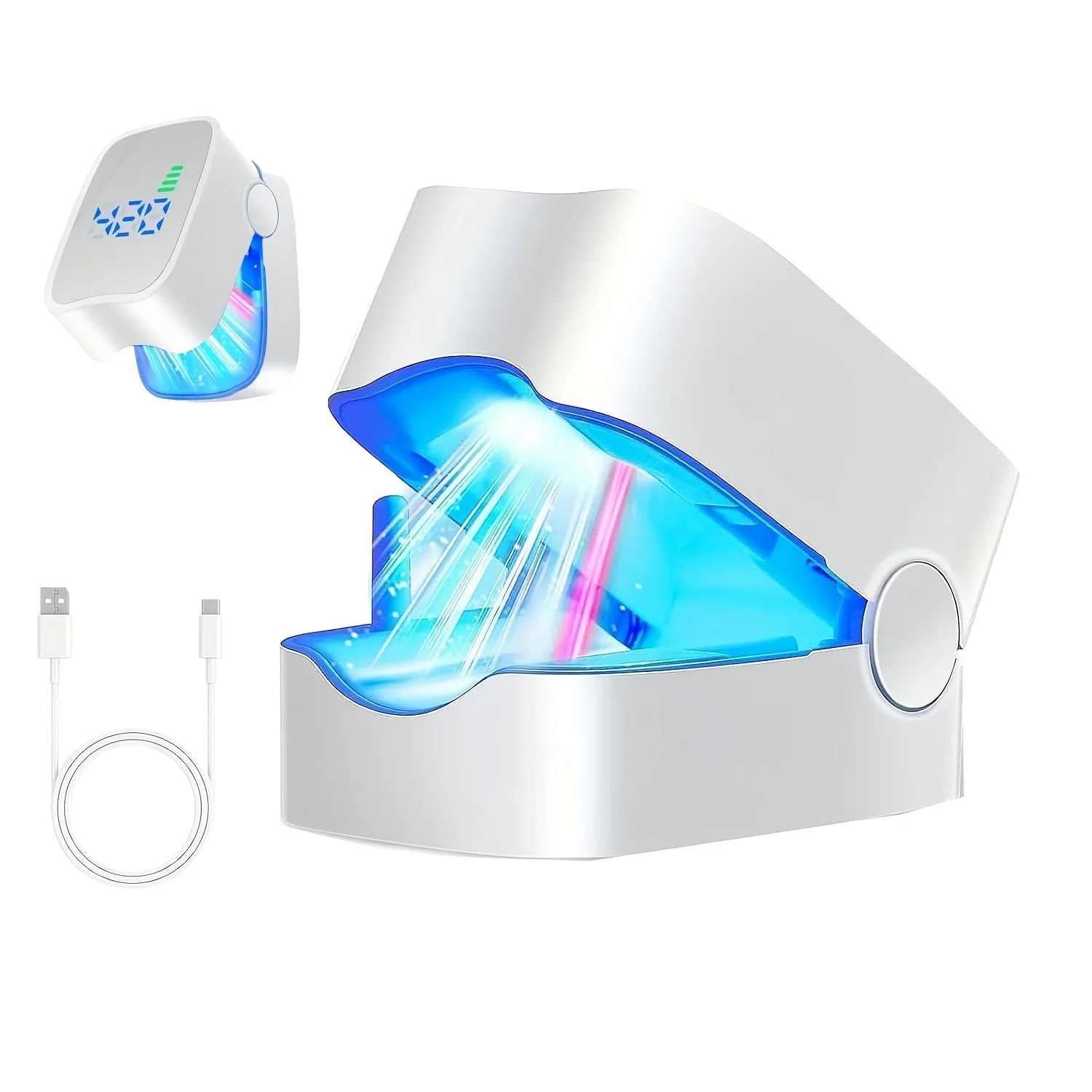 Hand&Foot Fungus Laser Treatment Device 905nm Infrared&470nm Blue Light Therapy for Toenail Fungus Removal Foot Health Care
Hand&Foot Fungus Laser Treatment Device 905nm Infrared&470nm Blue Light Therapy for Toenail Fungus Removal Foot Health Care