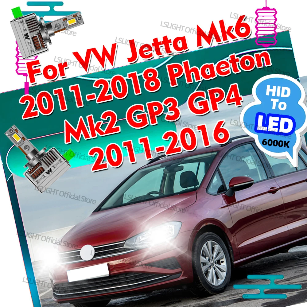 2x Turbo LED Headlights D3S D3R Head Lamps 30000LM Auto Bulbs For VW Jetta Mk6 2011-2018 Phaeton Mk2 GP3 GP4 2011-2016 Plug&Play
2x Turbo LED Headlights D3S D3R Head Lamps 30000LM Auto Bulbs For VW Jetta Mk6 2011-2018 Phaeton Mk2 GP3 GP4 2011-2016 Plug&Play