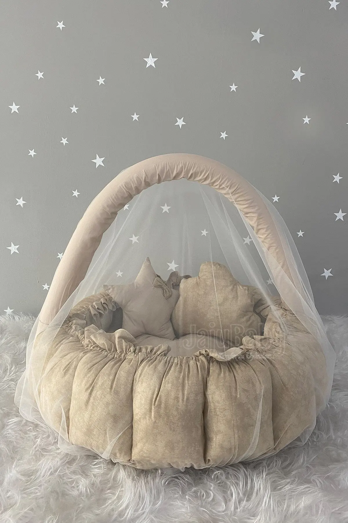Handmade Cappuccino Retractable - Collapsible Play Mat with Mosquito Net Babynest
Handmade Cappuccino Retractable - Collapsible Play Mat with Mosquito Net Babynest