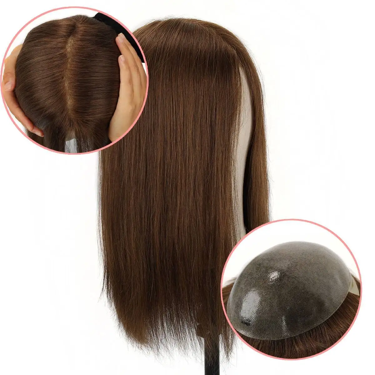 TUW01 Женские шиньоны с завязками, китайские топперы из человеческих волос Remy, меньше выпадения, приклеенные или наклеенные волосы на кожу головы
TUW01 Женские шиньоны с завязками, китайские топперы из человеческих волос Remy, меньше выпадения, приклеенные или наклеенные волосы на кожу головы