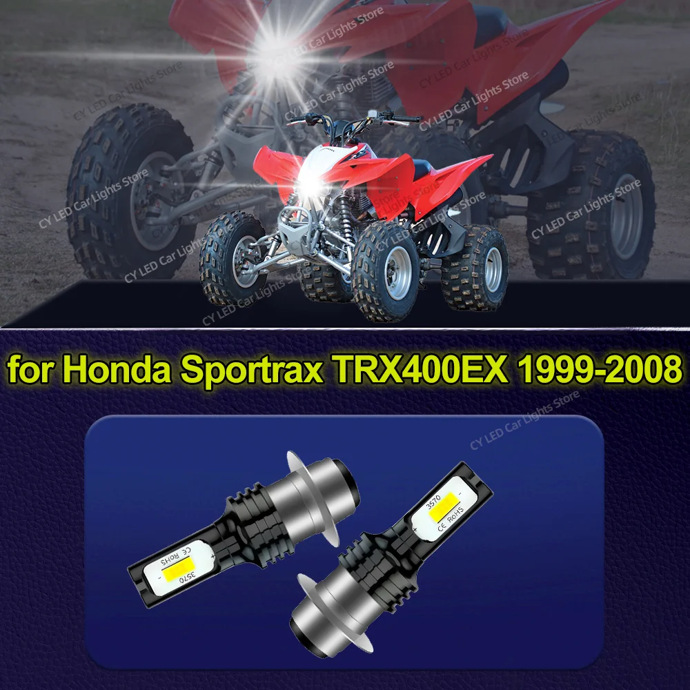 2PCS Canbus Light Bulbs 6000K LED Motorcycle Headlight for Honda Sportrax TRX400EX 1999-2008 2001 2002 2003 2004 2005 2006 2007
2PCS Canbus Light Bulbs 6000K LED Motorcycle Headlight for Honda Sportrax TRX400EX 1999-2008 2001 2002 2003 2004 2005 2006 2007