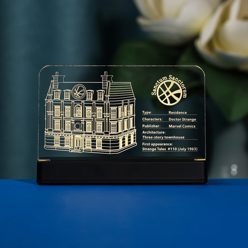LED Light Acrylic Display Plate Nameplate For 76218 Sanctorum Showdown Building Blocks not Inlclude the Block Model
LED Light Acrylic Display Plate Nameplate For 76218 Sanctorum Showdown Building Blocks not Inlclude the Block Model