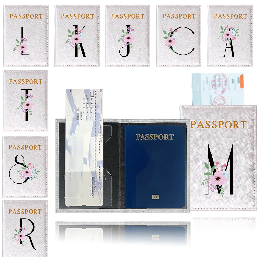 Custom Name PU Floral Letter Print Passport Holder Travel Wallet Airplane Ticket ID Credit Card Portable Cover
Custom Name PU Floral Letter Print Passport Holder Travel Wallet Airplane Ticket ID Credit Card Portable Cover