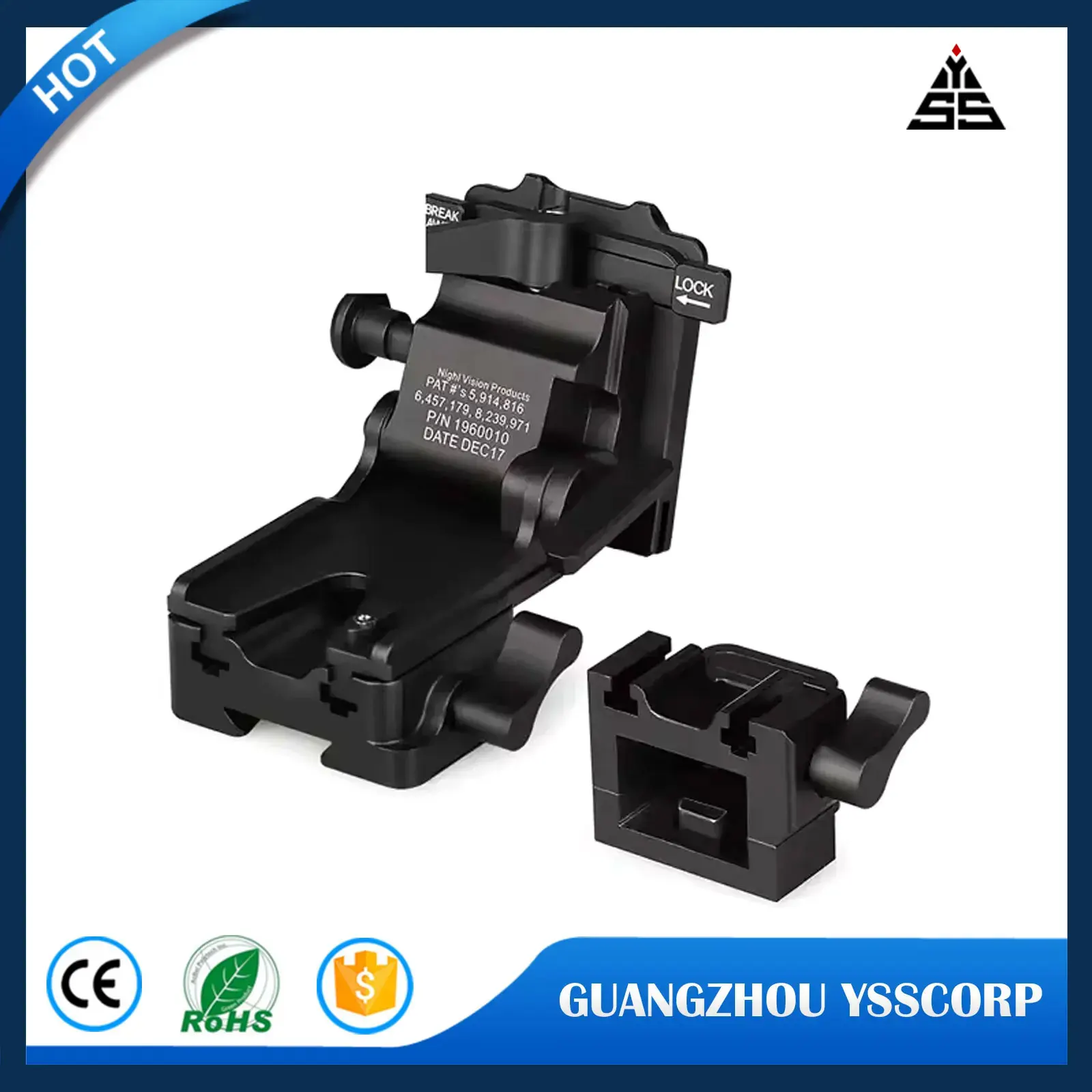 Aluminum Alloy NVG Mount for PVS-14 Helmet Mount Lightweight Tactical Night Vision Goggles Arm Durable Military Gear Accessories
Aluminum Alloy NVG Mount for PVS-14 Helmet Mount Lightweight Tactical Night Vision Goggles Arm Durable Military Gear Accessories
