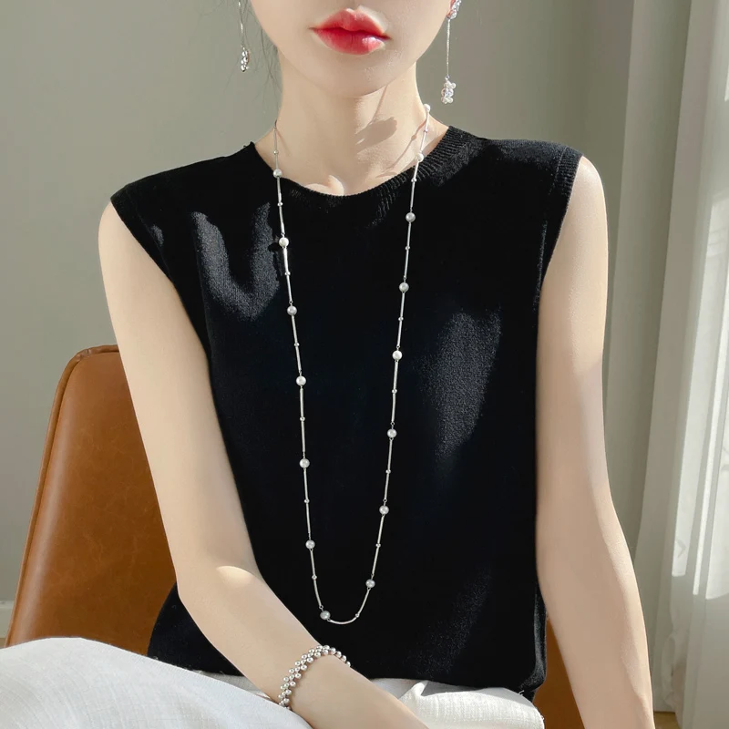 LONGMING 2024 New Tanks Knitted T-Shirt Youthful Fashion Knit Tank Tees Summer Spring Korean Y2K Croest Tops for Women Clothing
LONGMING 2024 New Tanks Knitted T-Shirt Youthful Fashion Knit Tank Tees Summer Spring Korean Y2K Croest Tops for Women Clothing