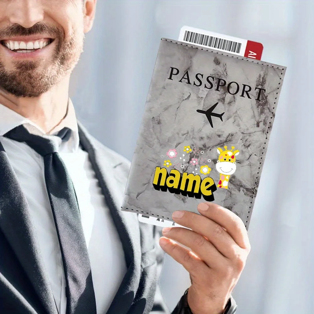 Unisex Faux Leather Custom Passport Holder, Slim Travel Wallet for Passport and Business Card Storage
Unisex Faux Leather Custom Passport Holder, Slim Travel Wallet for Passport and Business Card Storage