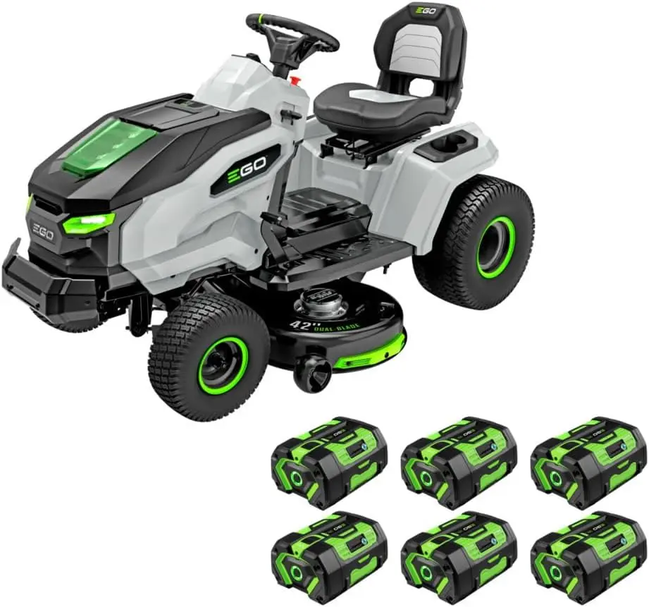 БЫСТРАЯ ДОСТАВКА Косилка Ego 42 Power + Z6 с нулевым поворотом, (6) аккумуляторов емкостью 10,0 Ач и зарядным устройством 1600 Вт
БЫСТРАЯ ДОСТАВКА Косилка Ego 42 Power + Z6 с нулевым поворотом, (6) аккумуляторов емкостью 10,0 Ач и зарядным устройством 1600 Вт