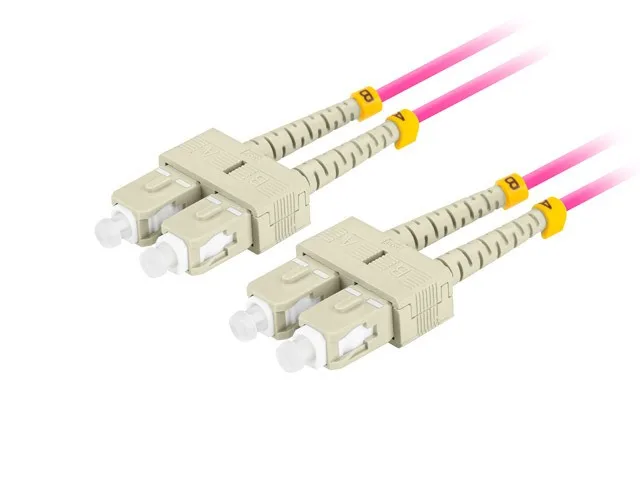Duplex OM4 Multimode SC UPC to SC LSZH 2.0mm Fiber Optic Cable Fiber
Duplex OM4 Multimode SC UPC to SC LSZH 2.0mm Fiber Optic Cable Fiber