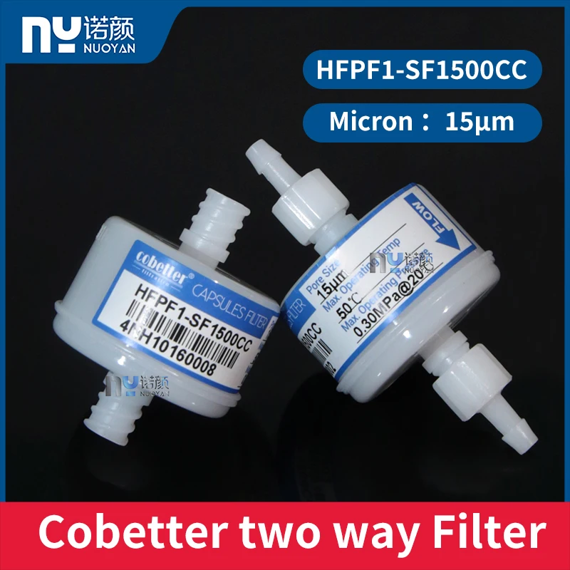 Оригинальный фильтр KAPSULES Cobetter HFPF1-SF1500CC для текстильной головки принтера, фильтр 15 мкм для цифровой печатной машины, чернильный фильтр 
Оригинальный фильтр KAPSULES Cobetter HFPF1-SF1500CC для текстильной головки принтера, фильтр 15 мкм для цифровой печатной машины, чернильный фильтр