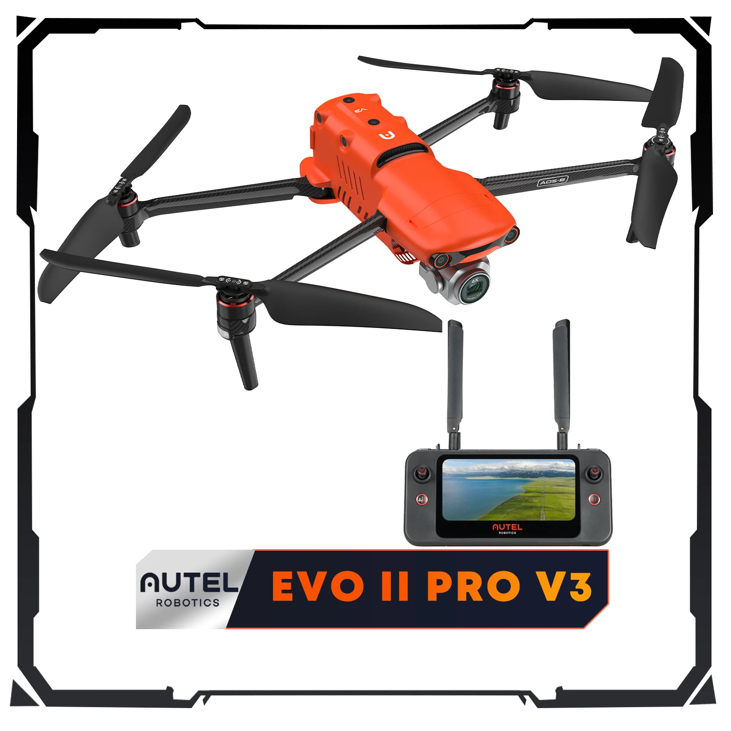 Autel Robotics EVO II Pro V3 Drone 4k Professional 1" CMOS 360° Obstacle Avoidance 12-bit A-Log with 6.4" Smart Controller
Autel Robotics EVO II Pro V3 Drone 4k Professional 1" CMOS 360° Obstacle Avoidance 12-bit A-Log with 6.4" Smart Controller