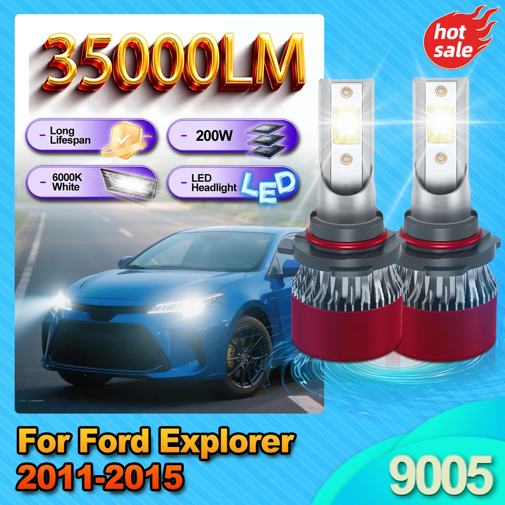 9005 High Beam Headlamp Ampoule 200W HB3 Headlight Bulb 6000K Long Lifespan 12V Canbus Diode Lamp For Ford Explorer 2011-2015
9005 High Beam Headlamp Ampoule 200W HB3 Headlight Bulb 6000K Long Lifespan 12V Canbus Diode Lamp For Ford Explorer 2011-2015