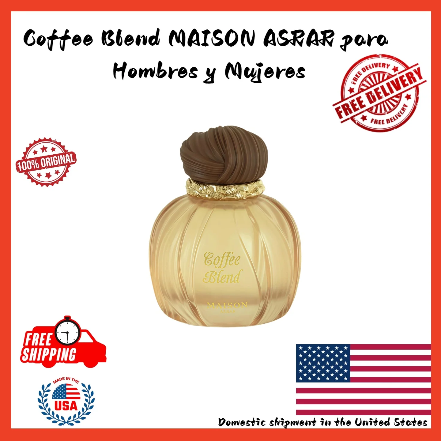 Perfume Coffee Blend By Maison Asrar 100ml Eau De Parfum Brand New With Box Long-lasting fragrance, a must-have birthday gift.
Perfume Coffee Blend By Maison Asrar 100ml Eau De Parfum Brand New With Box Long-lasting fragrance, a must-have birthday gift.