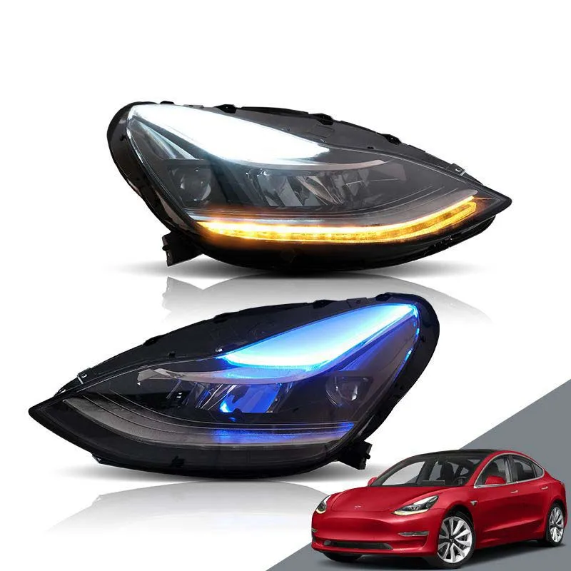 Car Accessories Headlights Assembly For Tesla Model 3 2017-UP Fog Daytime Running Lights Dynamic Streamer Turn Signal Indicator
Car Accessories Headlights Assembly For Tesla Model 3 2017-UP Fog Daytime Running Lights Dynamic Streamer Turn Signal Indicator