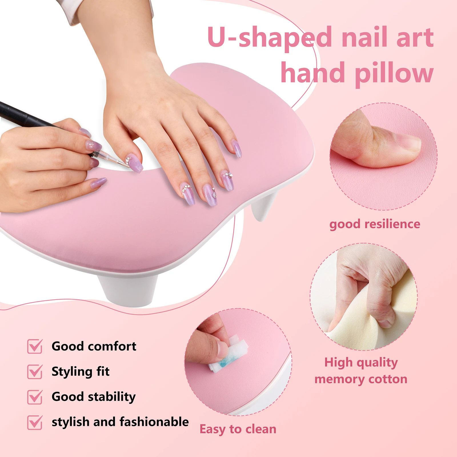 Подлокотник для ногтей с держателем для телефона Портативные аксессуары для ногтей Прочность Прочная подушка для рук Подставка для рук для ногтей для маникюрного салона дома
Подлокотник для ногтей с держателем для телефона Портативные аксессуары для ногтей Прочность Прочная подушка для рук Подставка для рук для ногтей для маникюрного салона дома