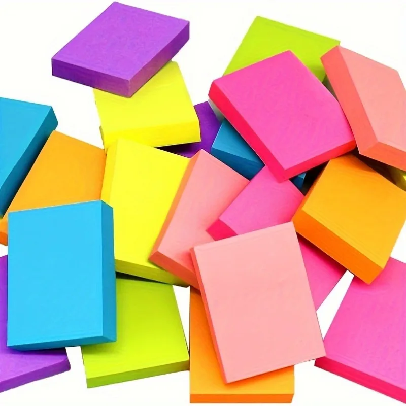 Multicolor Fluorescent Sticky Notes – Highlight Key Points, School Notes, Office Planner, Word & Reminder Pads, Portable & Color
Multicolor Fluorescent Sticky Notes – Highlight Key Points, School Notes, Office Planner, Word & Reminder Pads, Portable & Color