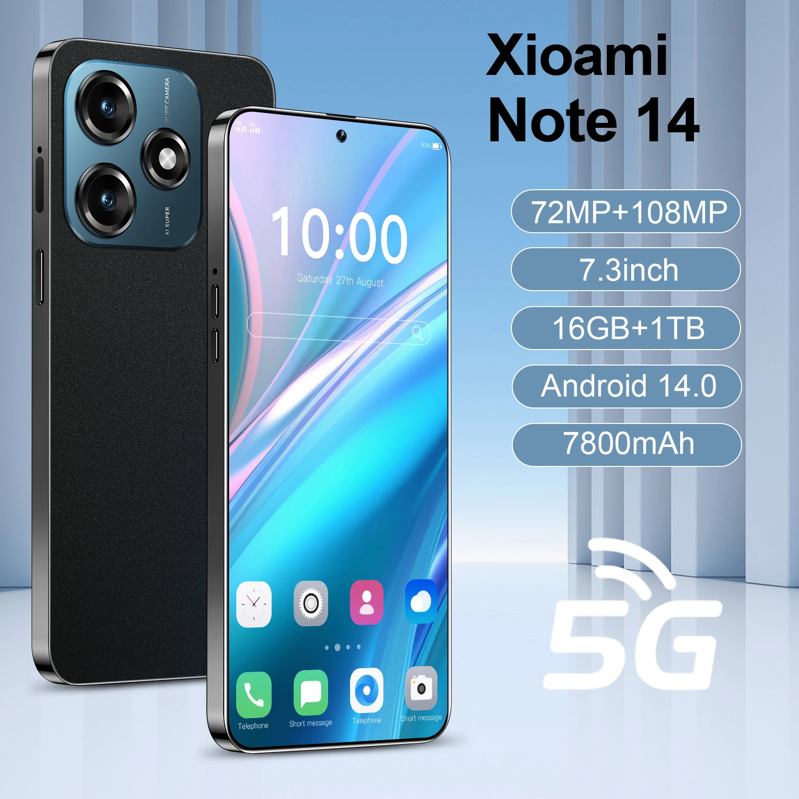 2025 New Xioami Note 14 7.3HD Cellphones Global Version Original Smartphone Dual SIM Android 14 Cell Phone 7800mAh Mobile Phones
2025 New Xioami Note 14 7.3HD Cellphones Global Version Original Smartphone Dual SIM Android 14 Cell Phone 7800mAh Mobile Phones