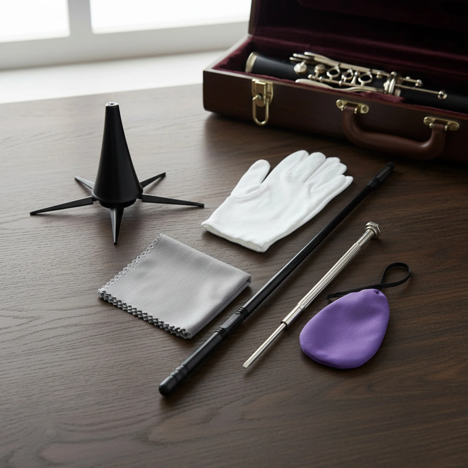 Clarinet Cleaning Kit Portable Maintenance Care Set Cleaning Tools for Clarinet Woodwind Musical Instrument Accessories
Clarinet Cleaning Kit Portable Maintenance Care Set Cleaning Tools for Clarinet Woodwind Musical Instrument Accessories