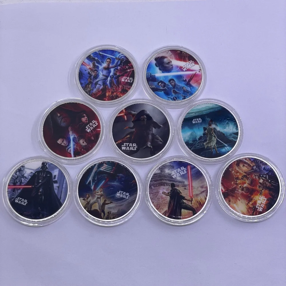 Набор посеребренных памятных монет с цветной звездой из фильма, сувенирное украшение для рукоделия, идеальный подарок для друзей и детей
Набор посеребренных памятных монет с цветной звездой из фильма, сувенирное украшение для рукоделия, идеальный подарок для друзей и детей