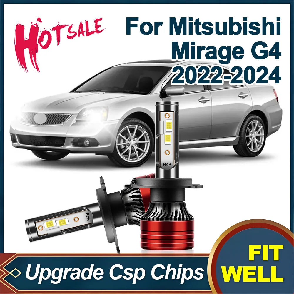 LED 20000LM Super Bright imported 3570 CSP Chip Headlights H4 Turbo Car Lamp 6000K White For for Mitsubishi Mirage G4 2022-2024
LED 20000LM Super Bright imported 3570 CSP Chip Headlights H4 Turbo Car Lamp 6000K White For for Mitsubishi Mirage G4 2022-2024