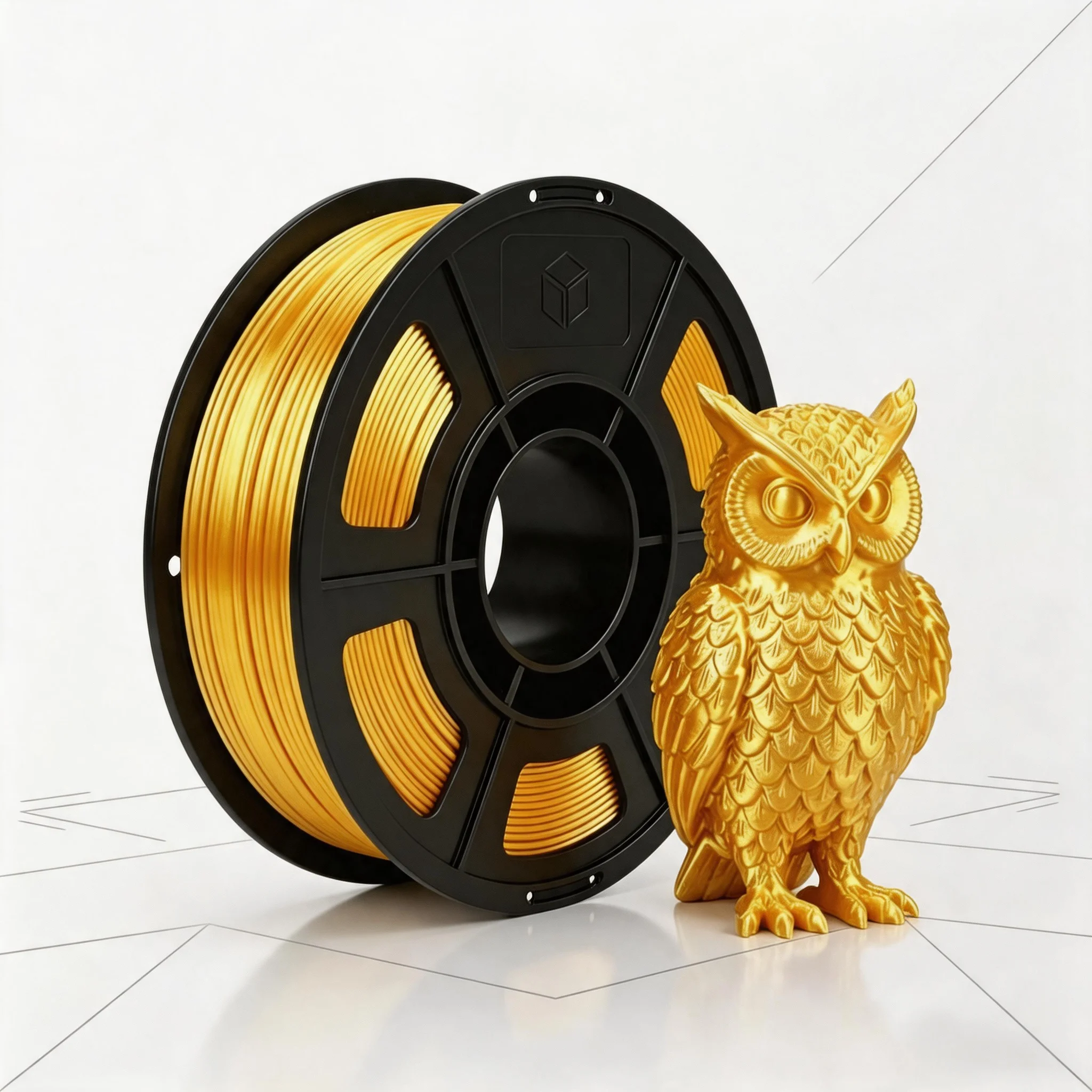 Silk PLA Filament 1.75 mm 3D Printing Filament 250g Spool Shine Silky Shiny Metallic Silk gold,white,black,silver,green,red,blue
Silk PLA Filament 1.75 mm 3D Printing Filament 250g Spool Shine Silky Shiny Metallic Silk gold,white,black,silver,green,red,blue