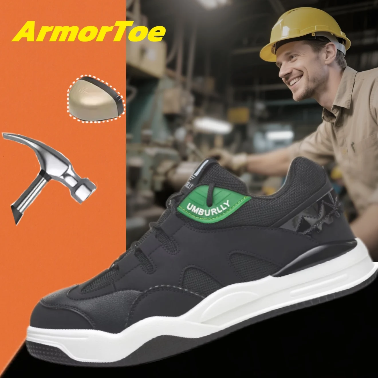 ArmorToe Steel Head Four Seasons Models Anti-smash Anti-stabbing Safety Shoes Shockproof Non-slip Work Shoes #Armor2731
ArmorToe Steel Head Four Seasons Models Anti-smash Anti-stabbing Safety Shoes Shockproof Non-slip Work Shoes #Armor2731