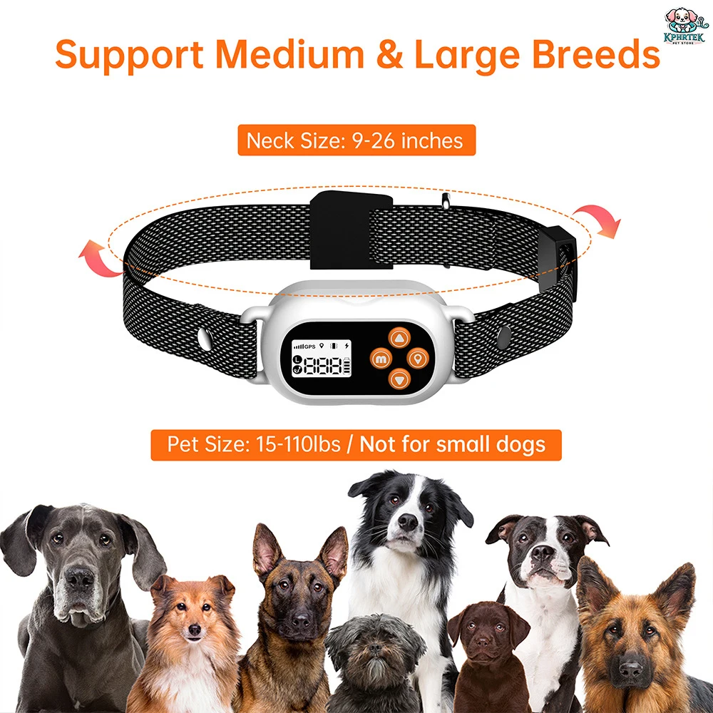 10 PCs Outdoor Pet GPS Electronic Fence – 650 Acres Coverage, IPX7 Waterproof Dog Training Collar, Shock/Vibration/Tone
10 PCs Outdoor Pet GPS Electronic Fence – 650 Acres Coverage, IPX7 Waterproof Dog Training Collar, Shock/Vibration/Tone