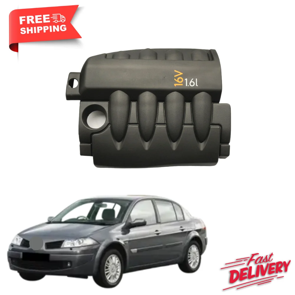 Engine top protection cover for Renault Megane Mk2 1.6 16V 2002-2008 black color high quality fast shipping Oem 8200287536
Engine top protection cover for Renault Megane Mk2 1.6 16V 2002-2008 black color high quality fast shipping Oem 8200287536