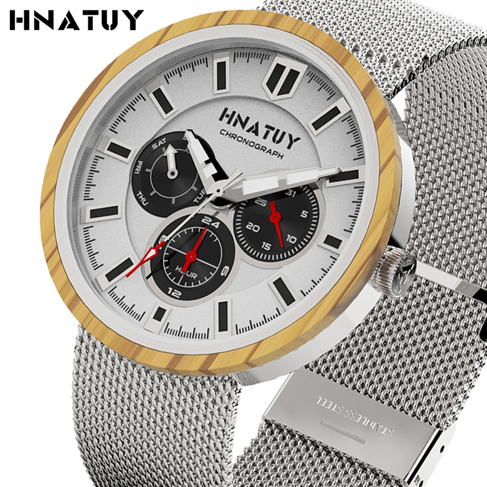 HNATUY Men Watches Luxuri Brand Men Sports Wooden Watches Men's Quartz Clock 50M Waterproof Military Wrist Watch Man Bracelet
HNATUY Men Watches Luxuri Brand Men Sports Wooden Watches Men's Quartz Clock 50M Waterproof Military Wrist Watch Man Bracelet