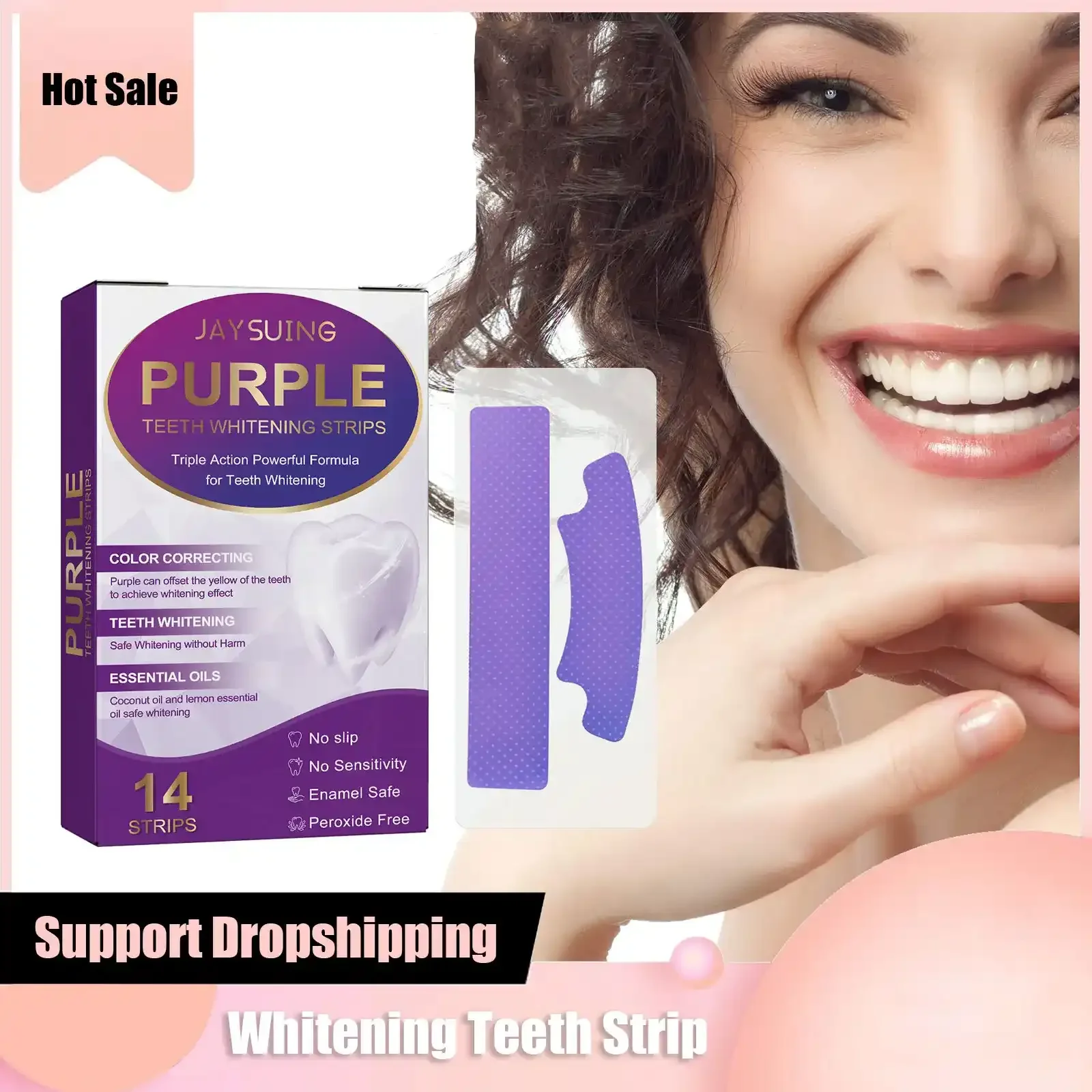 Teeth Whitening Strips Cleansing Oral Remove Tooth Stains Plaque Reduce Yellow Dental Bleaching Colour Correcting Whitestrips
Teeth Whitening Strips Cleansing Oral Remove Tooth Stains Plaque Reduce Yellow Dental Bleaching Colour Correcting Whitestrips