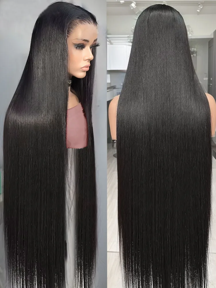 300 Density Bone Straight 13x6 HD Lace Front Human Hair Wigs 30 40 Inch Brazilian Transparent 14x4 Lace Frontal Wig For Women
300 Density Bone Straight 13x6 HD Lace Front Human Hair Wigs 30 40 Inch Brazilian Transparent 14x4 Lace Frontal Wig For Women