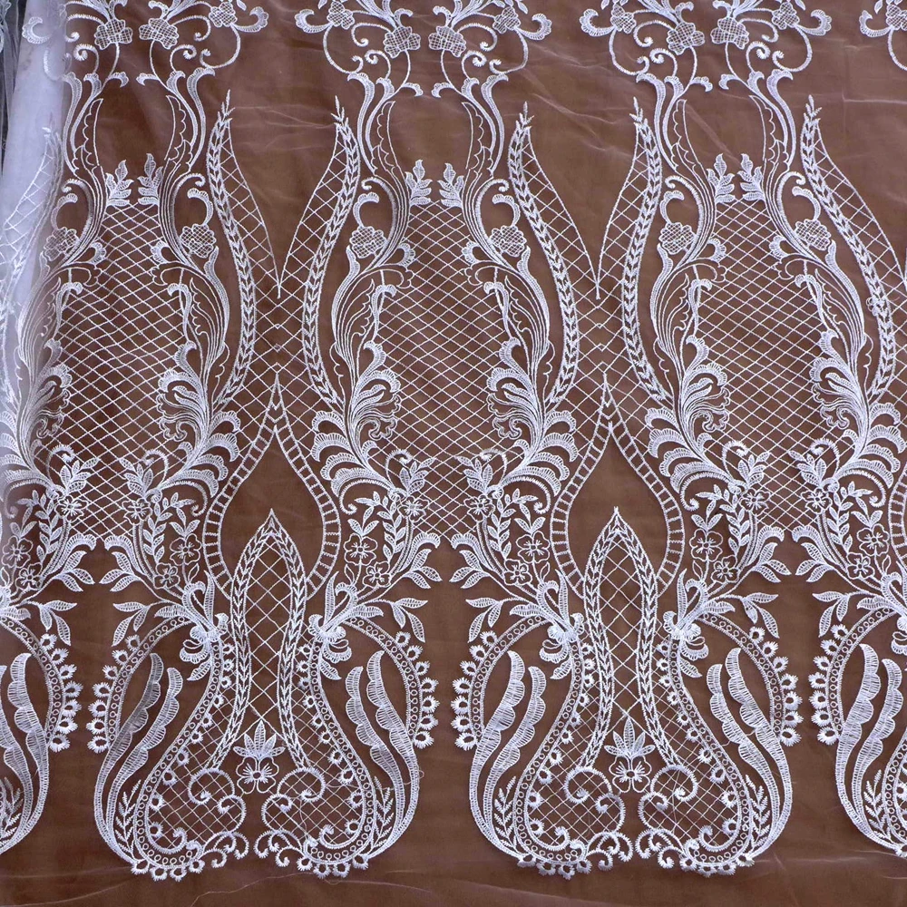 Ткань HelluyerDc из тюля цвета «белый мрамор» с красивыми узорами и вышивкой для свадебных и выпускных платьев, для создания модных образов
Ткань HelluyerDc из тюля цвета «белый мрамор» с красивыми узорами и вышивкой для свадебных и выпускных платьев, для создания модных образов