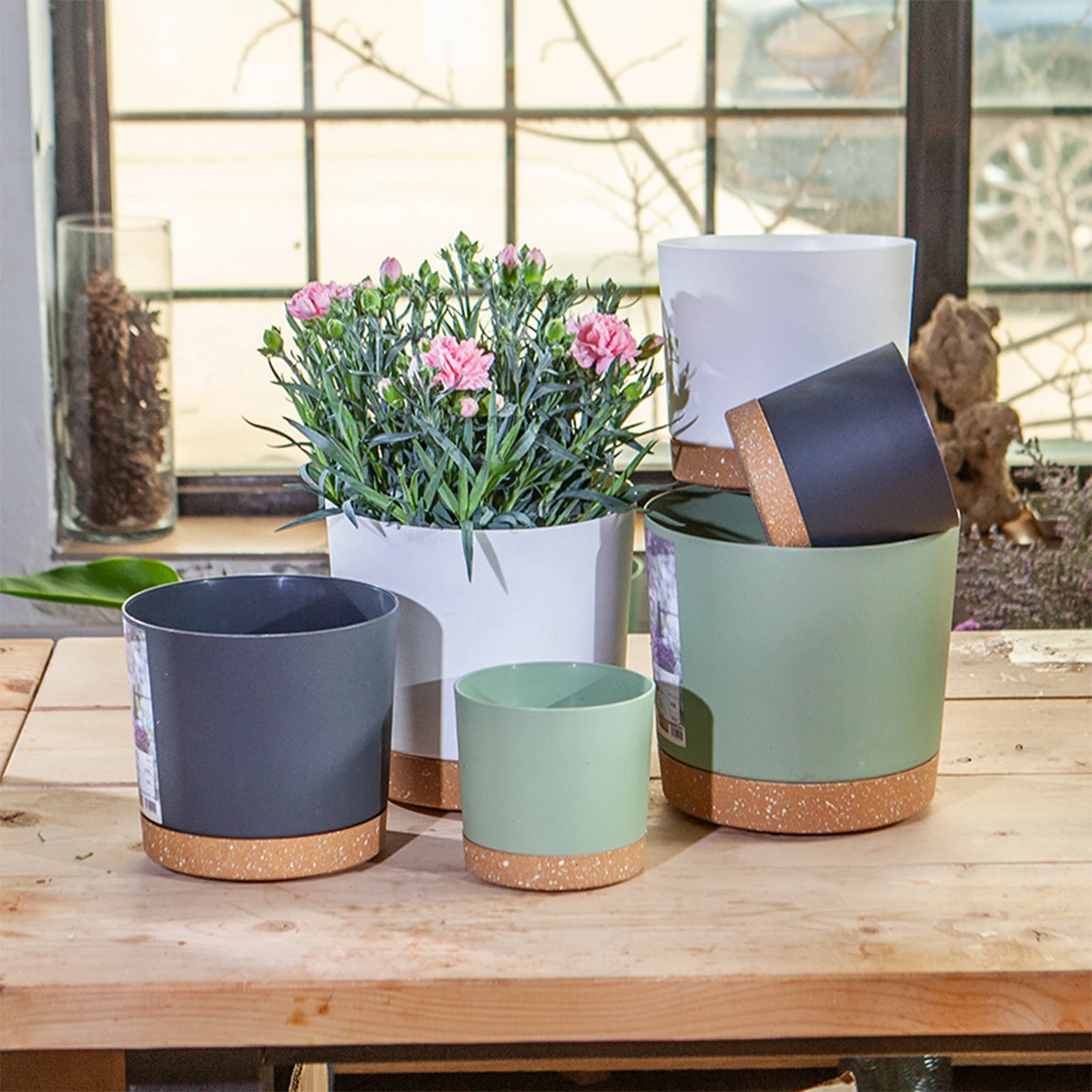 Plant Pot Circular Large Flowerpot Plastic Indoor Plants Succulent Planter with Drainage Bonsai Potted with Tray Home Decoration
Plant Pot Circular Large Flowerpot Plastic Indoor Plants Succulent Planter with Drainage Bonsai Potted with Tray Home Decoration