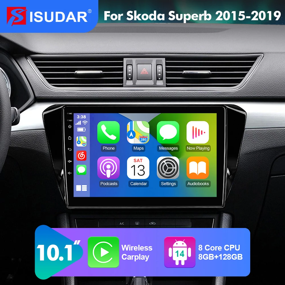 2026 new! 10.1 Inch Android 14 Car Radio For Skoda Superb 3 2015-2019 Carplay Auto Stereo camera 2 din 8 CORE QLED voice contol
2026 new! 10.1 Inch Android 14 Car Radio For Skoda Superb 3 2015-2019 Carplay Auto Stereo camera 2 din 8 CORE QLED voice contol