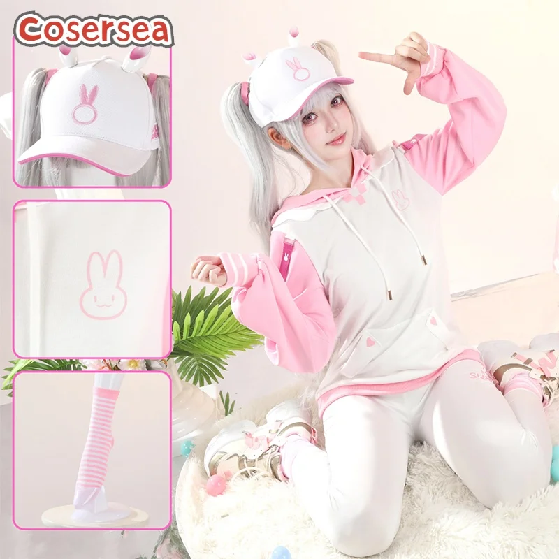 Cosersea Alice Cosplay Costume With Hat Game Nikke The Goddess of Victory Alice Pink Hoodie Halloween Uniform Outfit Fullset
Cosersea Alice Cosplay Costume With Hat Game Nikke The Goddess of Victory Alice Pink Hoodie Halloween Uniform Outfit Fullset