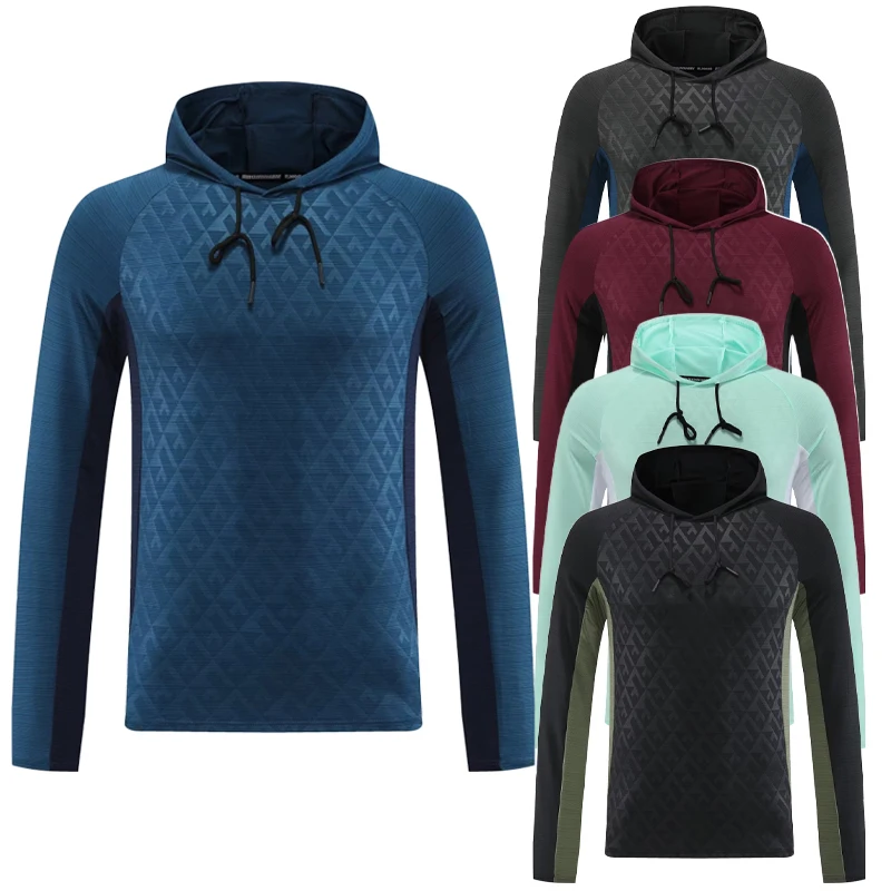 Men Long Sleeve Hoodies Men's Running T-shirts Training Gym Clothes Quick Dry Breathable Hooded Sports T Shirt For Men
Men Long Sleeve Hoodies Men's Running T-shirts Training Gym Clothes Quick Dry Breathable Hooded Sports T Shirt For Men