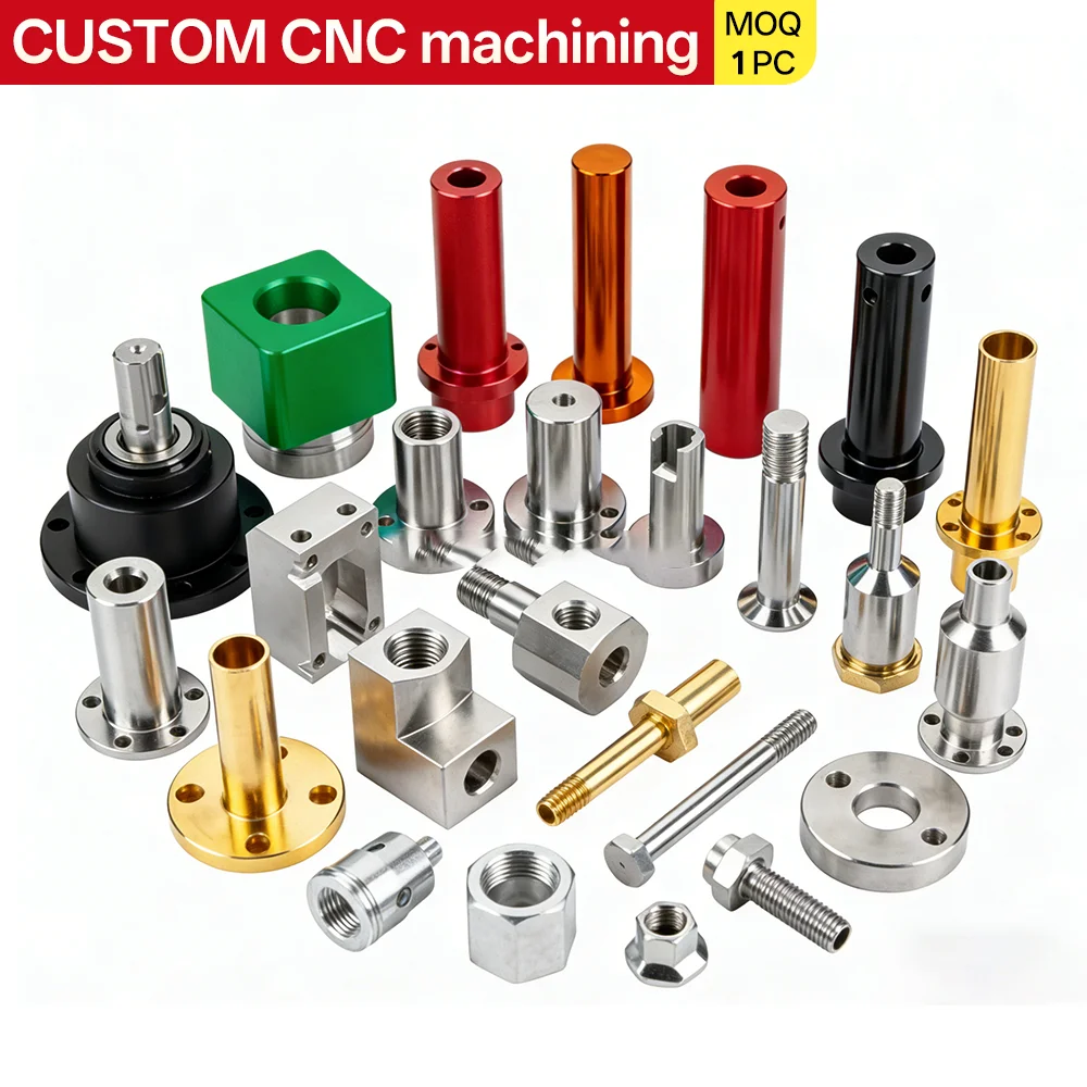 Custom industrial-grade fasteners CNC-machined parts turning and milling of aluminum steel copper compatible with automated
Custom industrial-grade fasteners CNC-machined parts turning and milling of aluminum steel copper compatible with automated