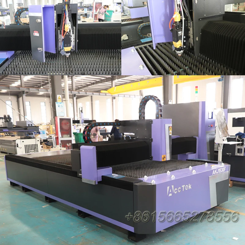 AccTek Heavy Structure Fiber Laser Metal Cutter with 3kw BOCI CNC Laser Head for Carbon Steel 18mm Stainless Steel 8mm
AccTek Heavy Structure Fiber Laser Metal Cutter with 3kw BOCI CNC Laser Head for Carbon Steel 18mm Stainless Steel 8mm