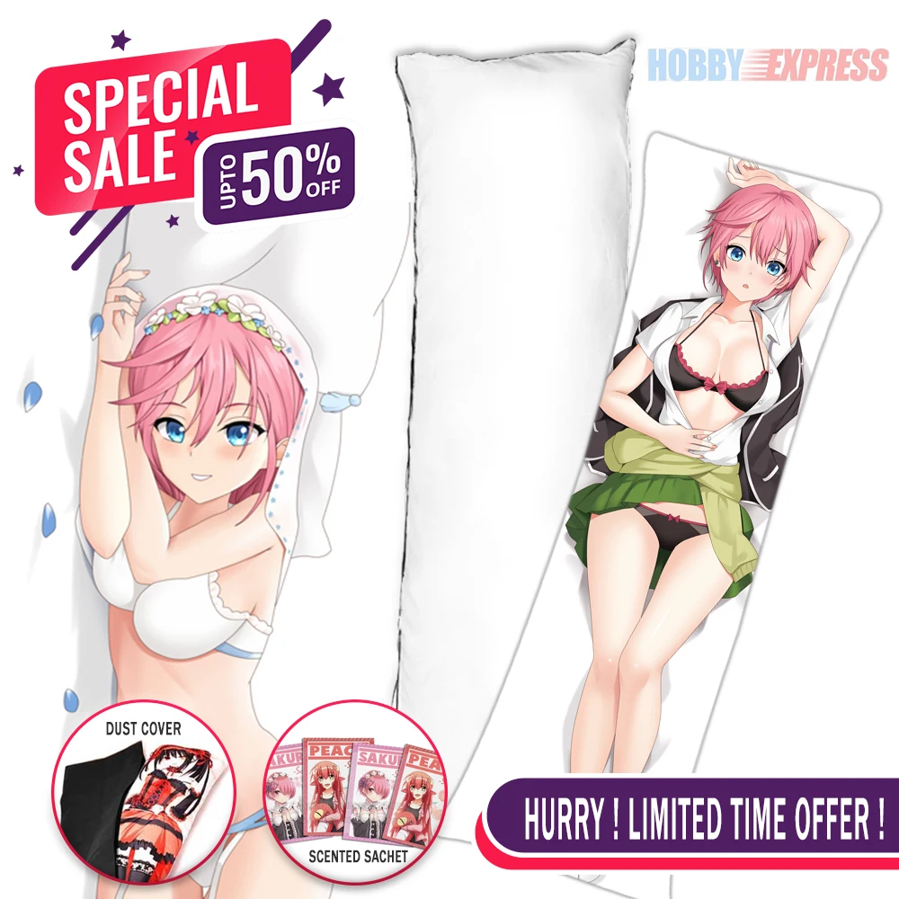 Hobby Express Anime Dakimakura Japanese Otaku Waifu Life Size Doublesided Print Hugging Body Pillow Cover Ichika Nakano ADP20711
Hobby Express Anime Dakimakura Japanese Otaku Waifu Life Size Doublesided Print Hugging Body Pillow Cover Ichika Nakano ADP20711