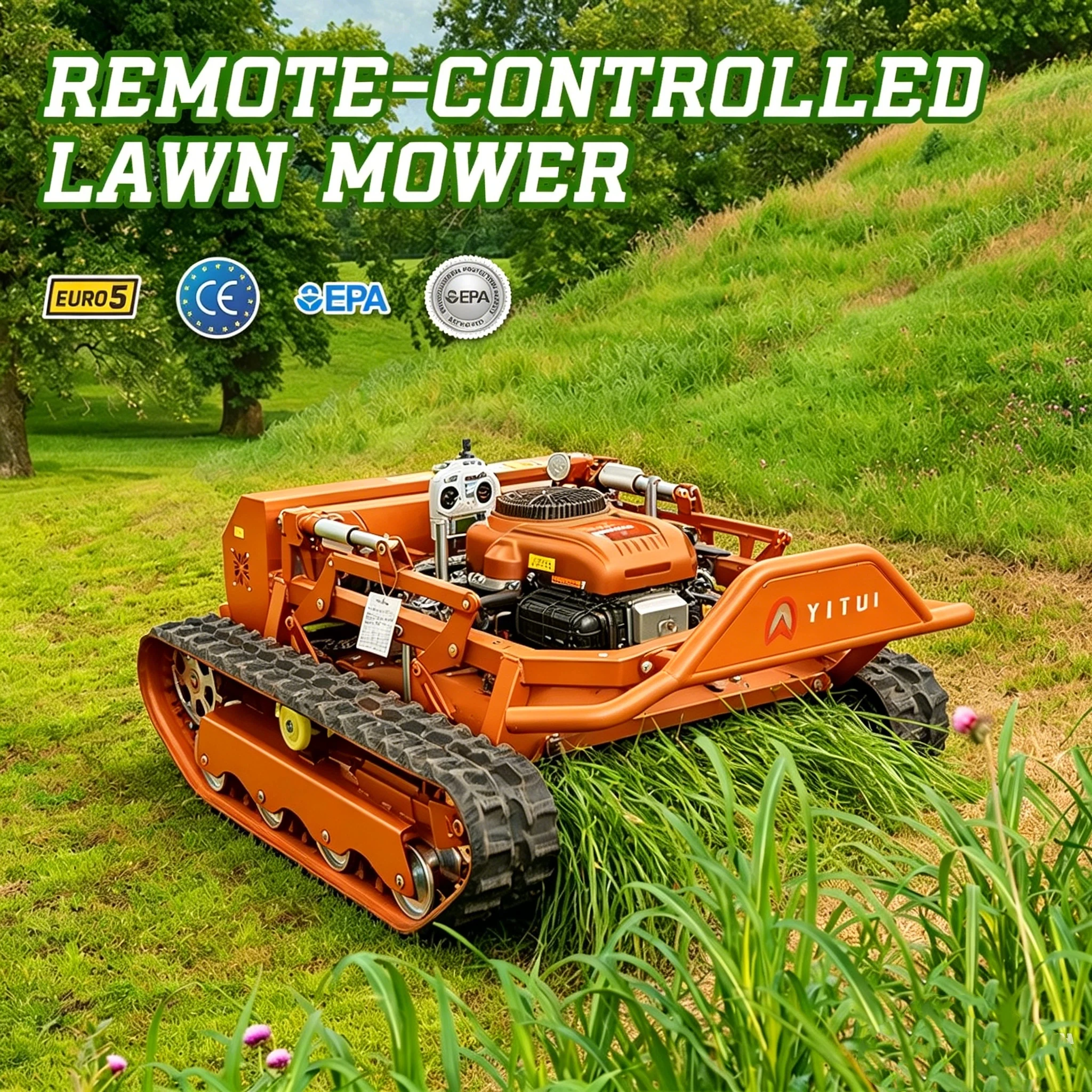 Climbing Adaptable Customized Lawn Mower Terrain Adaptive Grass Mower Sturdy Frame For Mountain Villa Slope Grass Cutting
Climbing Adaptable Customized Lawn Mower Terrain Adaptive Grass Mower Sturdy Frame For Mountain Villa Slope Grass Cutting