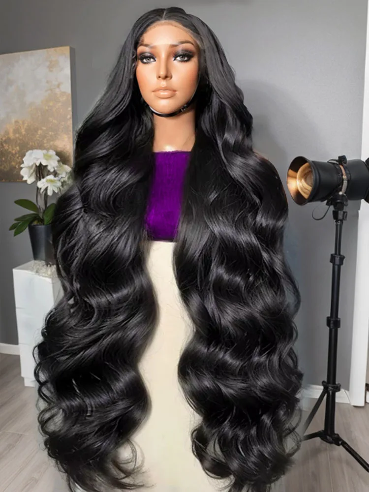 Mossily Body Wave Wigs Human Hair 13x6 HD Lace Frontal Wig 40 Inch Black Wig Transparent 13x4 Water Wave Lace Front Remy Hair
Mossily Body Wave Wigs Human Hair 13x6 HD Lace Frontal Wig 40 Inch Black Wig Transparent 13x4 Water Wave Lace Front Remy Hair