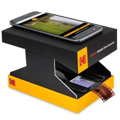 Kodak Mobile Film Scanner, Novelty Slide Scanner for Old 35mm Films & Slides for Smartphone Camera