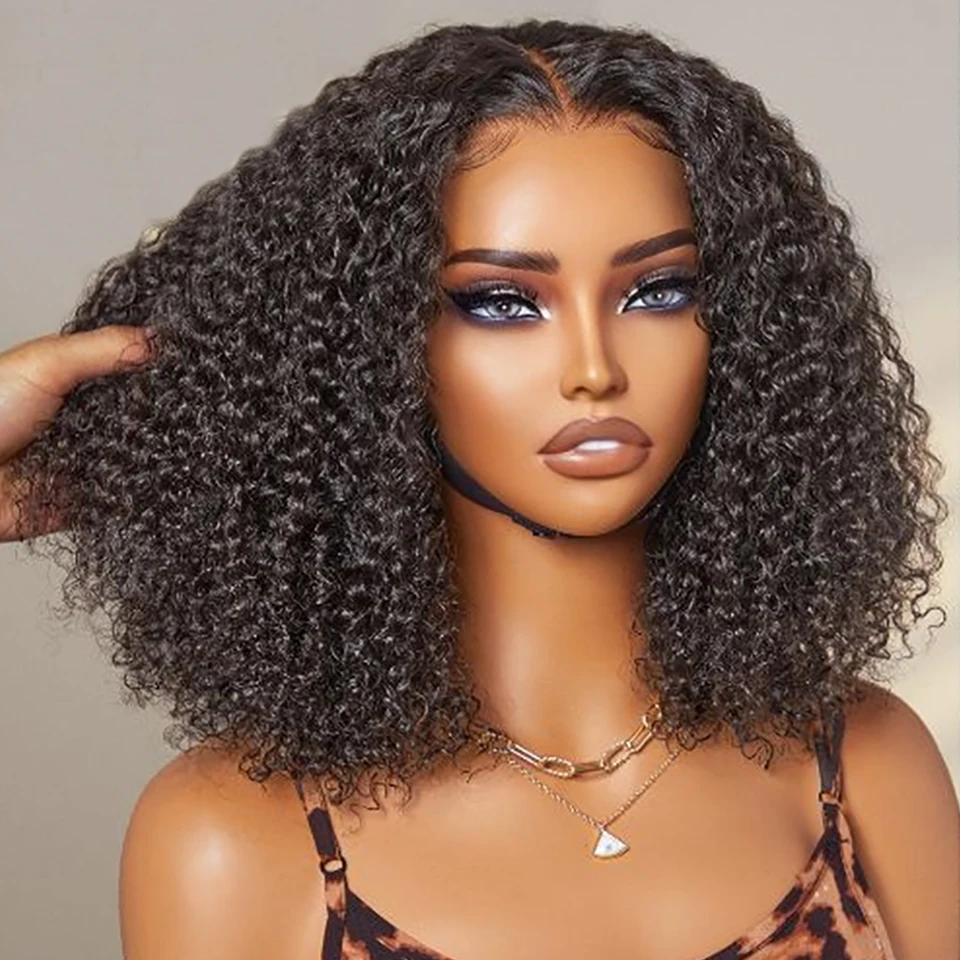 250% Short Bob Wig Human Hair 13x4 Lace Front Wigs Glueless Lace Frontal Wig Deep Wave Jerry Curly Wig For Black Women 14 16inch
250% Short Bob Wig Human Hair 13x4 Lace Front Wigs Glueless Lace Frontal Wig Deep Wave Jerry Curly Wig For Black Women 14 16inch