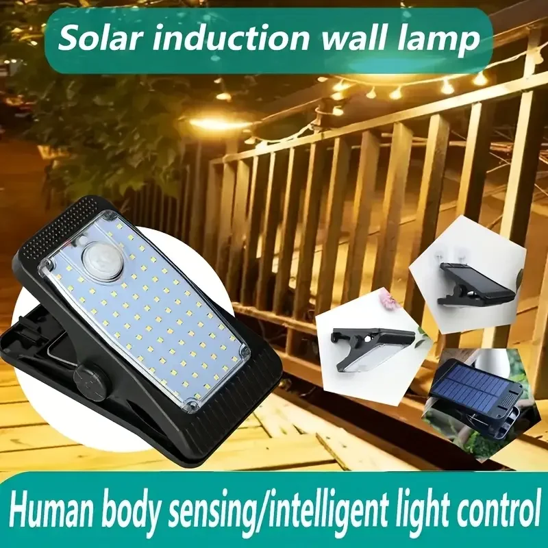 1 solar LED clip lamp, portable ladder lamp, easy to install, high quality material, suitable for lighting fence.
1 solar LED clip lamp, portable ladder lamp, easy to install, high quality material, suitable for lighting fence.