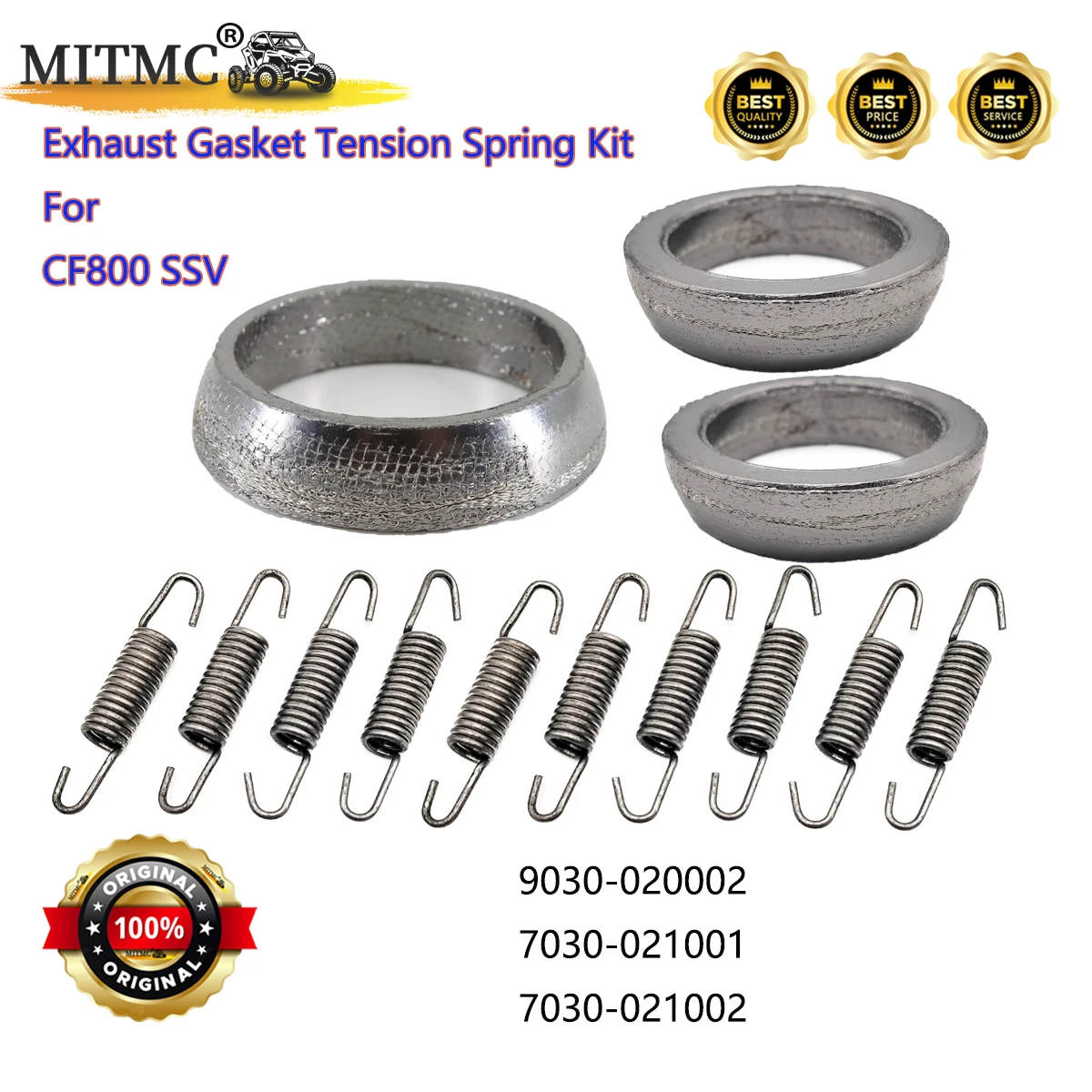 Комплект пружин натяжения прокладки выхлопных газов для CF 800 SSV ZFORCE 800 9030-020002 7030-021001 7030-021002
Комплект пружин натяжения прокладки выхлопных газов для CF 800 SSV ZFORCE 800 9030-020002 7030-021001 7030-021002