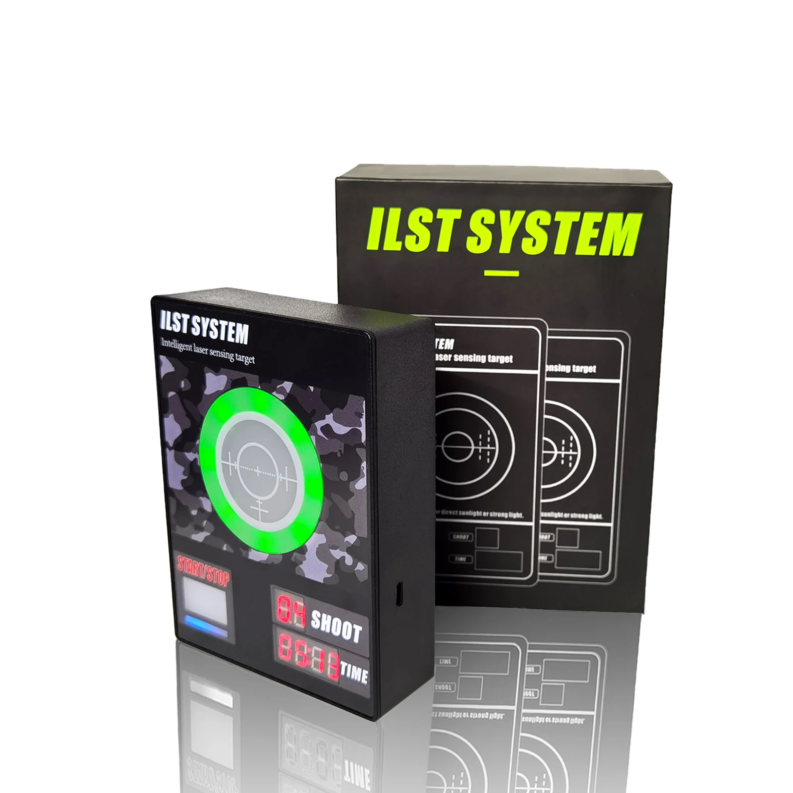 Tactical equipment Laser Training Target, Shooting Practice, Synchronized Training with Announcing Function Accuracy Targe,IDPA
Tactical equipment Laser Training Target, Shooting Practice, Synchronized Training with Announcing Function Accuracy Targe,IDPA