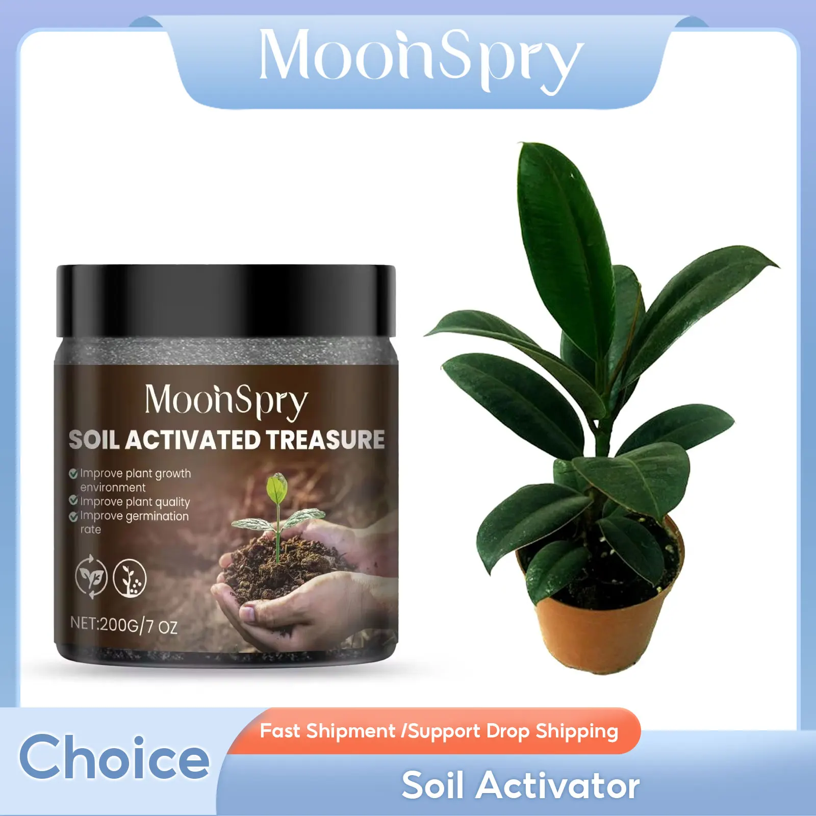 Soil Activator Rooting Mineral Source Soil Loosening Improvement Root Growth Stimulator Garden Nutrient Soil Activated Treasure
Soil Activator Rooting Mineral Source Soil Loosening Improvement Root Growth Stimulator Garden Nutrient Soil Activated Treasure