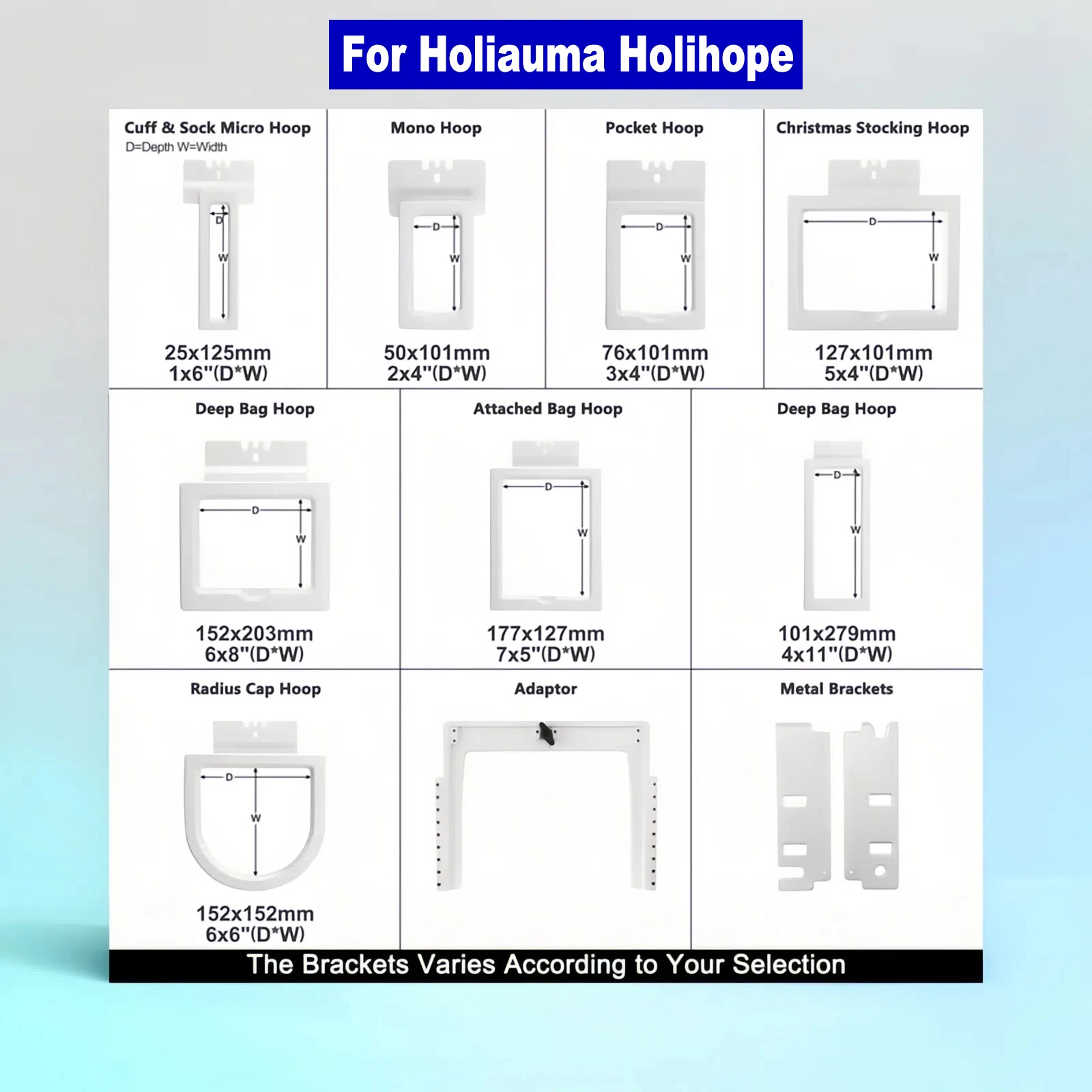 8в1 Магнитная многофункциональная рамка для вышивания для Holiauma Holihope Ho1501N/1502H/1504H/1506 Вышивальная машина Hoopmaster
8в1 Магнитная многофункциональная рамка для вышивания для Holiauma Holihope Ho1501N/1502H/1504H/1506 Вышивальная машина Hoopmaster