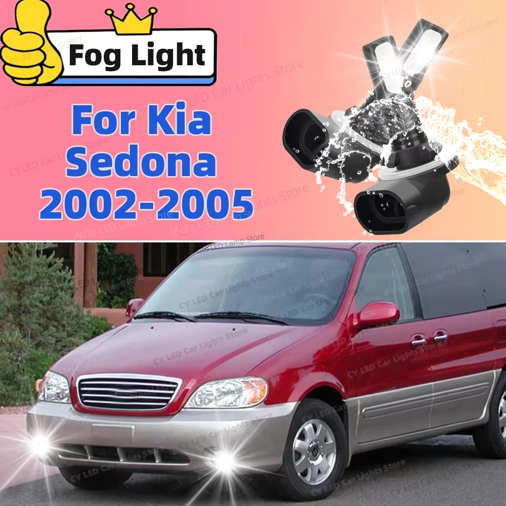 2Pcs Anti-Glare LED Fog Light Bulbs 20000LM Canbus Ready No Error For Kia Sedona 2002 2003 2004 2005 Plug and Play in 5 Minutes
2Pcs Anti-Glare LED Fog Light Bulbs 20000LM Canbus Ready No Error For Kia Sedona 2002 2003 2004 2005 Plug and Play in 5 Minutes
