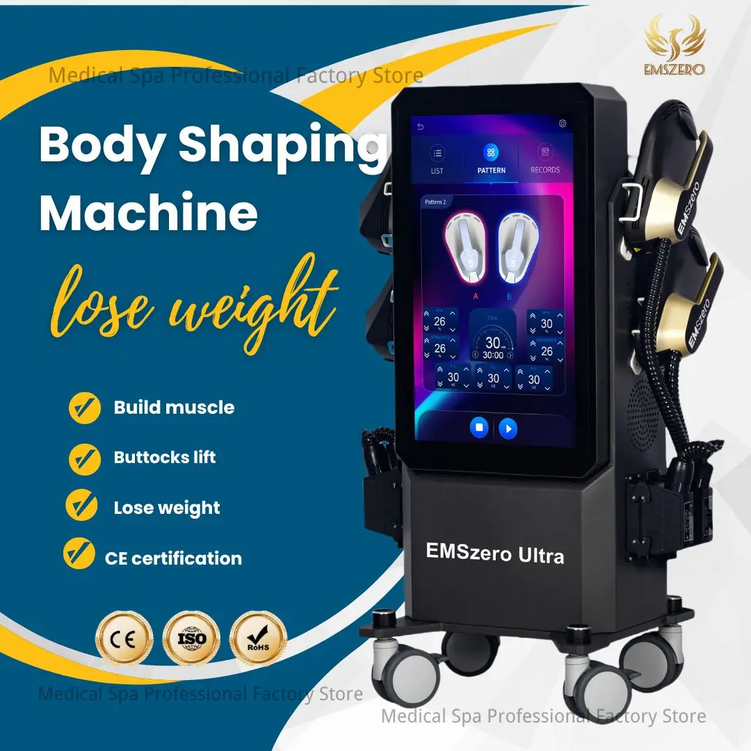 Professional EMSzero Ultra Pro Sculpting RF Fat Loss Build Muscle Machine ABS Muscle Stimulator EMS Body Slimming Muscle Toning
Professional EMSzero Ultra Pro Sculpting RF Fat Loss Build Muscle Machine ABS Muscle Stimulator EMS Body Slimming Muscle Toning